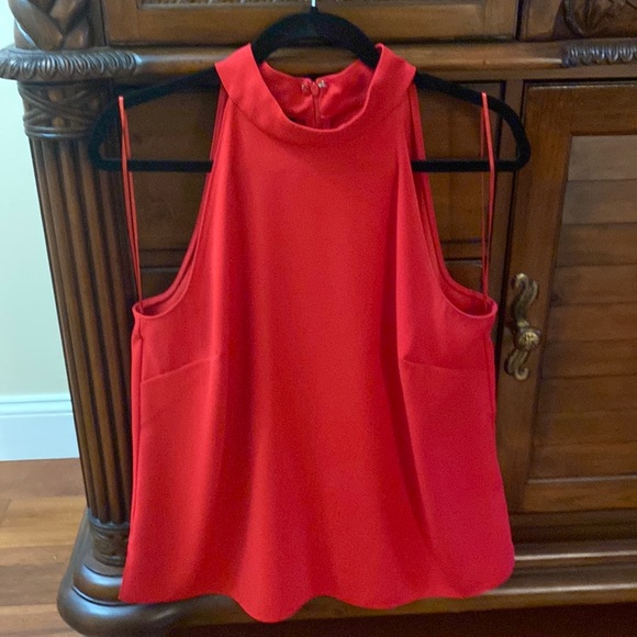Alfani sleeveless red blouse - Picture 1 of 5